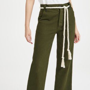 The Great High waist trouser w/belt (like new!)